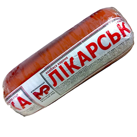 Ковбаса Лікарська вар. в/г (поліфал) 1,6 кг ХМР