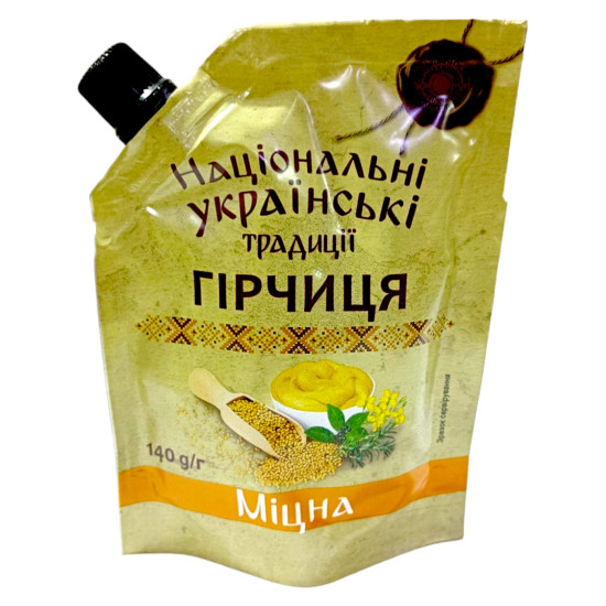 Гірчиця "Міцна" д/п  140 г / 30 шт тг ТМ НУТ