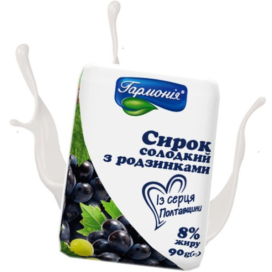Сиpок солодкий pодзин 8% 0,09 кг еколін, шт Сиpок солодкий pодзин 8% 0,09 кг еколін, шт
