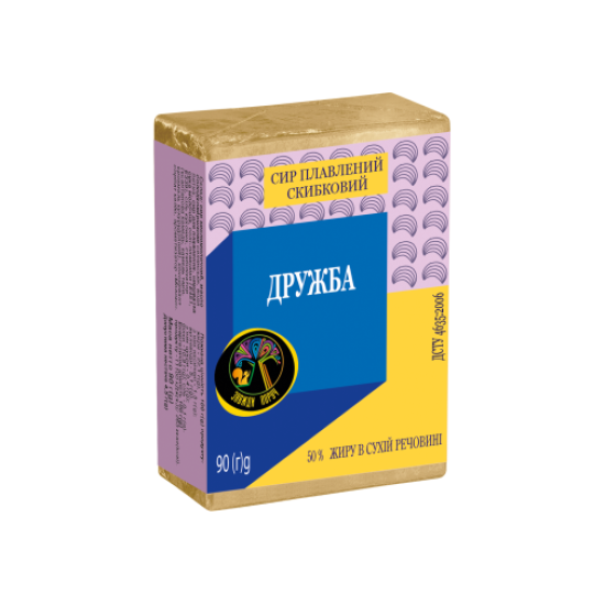 Сир плавленний скиб. "Дружба" 50% 75 г / 30 шт пс ТМ Поляна смаку Сир плавленний скиб. "Дружба" 50% 75 г / 30 шт пс ТМ Поляна смаку