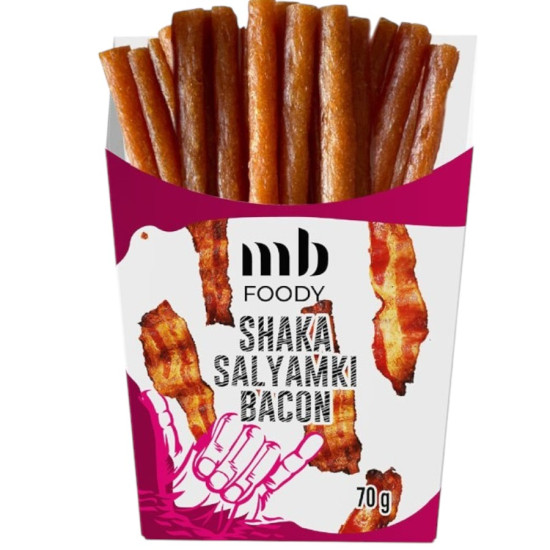 Salyamki "Bakon" курячі 70 г/12 шт TM MB Foody Salyamki "Bakon" курячі 70 г/12 шт TM MB Foody