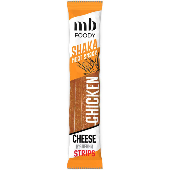 Стріпси курячі "Cheese" 35 г/20 шт TM MB Foody Стріпси курячі "Cheese" 35 г/20 шт TM MB Foody