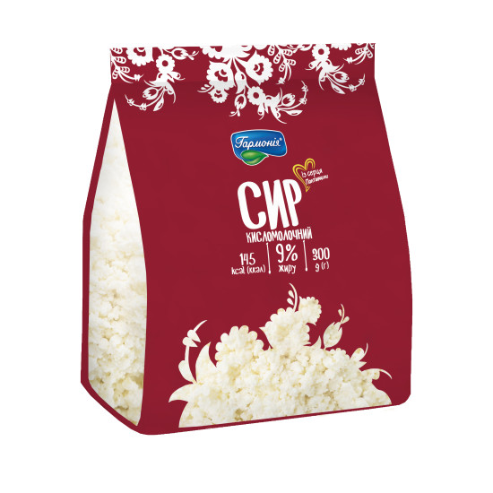 Сир к/м 9% жиру Пакет 0,3 кг 21 доба, шт (НОВИНКА) Сир к/м 9% жиру Пакет 0,3 кг 21 доба, шт (НОВИНКА)