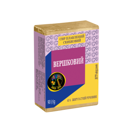 Сир плавленний скиб. "Вершковий" 45% 75 г / 30 шт пс ТМ Поляна смаку Сир плавленний скиб. "Вершковий" 45% 75 г / 30 шт пс ТМ Поляна смаку