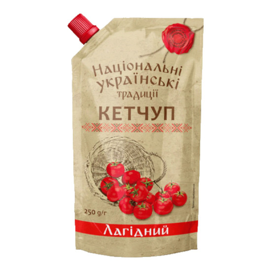 Кетчуп "Лагідний" д/п 250 г / 20 шт тг ТМ НУТ