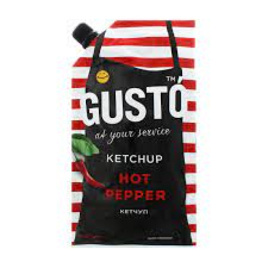 Кетчуп Hot pepper д/п 250 г / 20 шт тг Gusto Кетчуп Hot pepper д/п 250 г / 20 шт тг Gusto